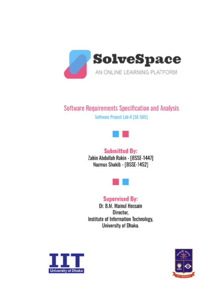 SolveSpace: Collaborative Learning Platform | PDF | Login | Use Case