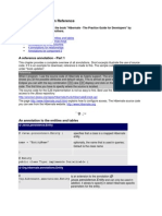 Hibernate Annotations Reference