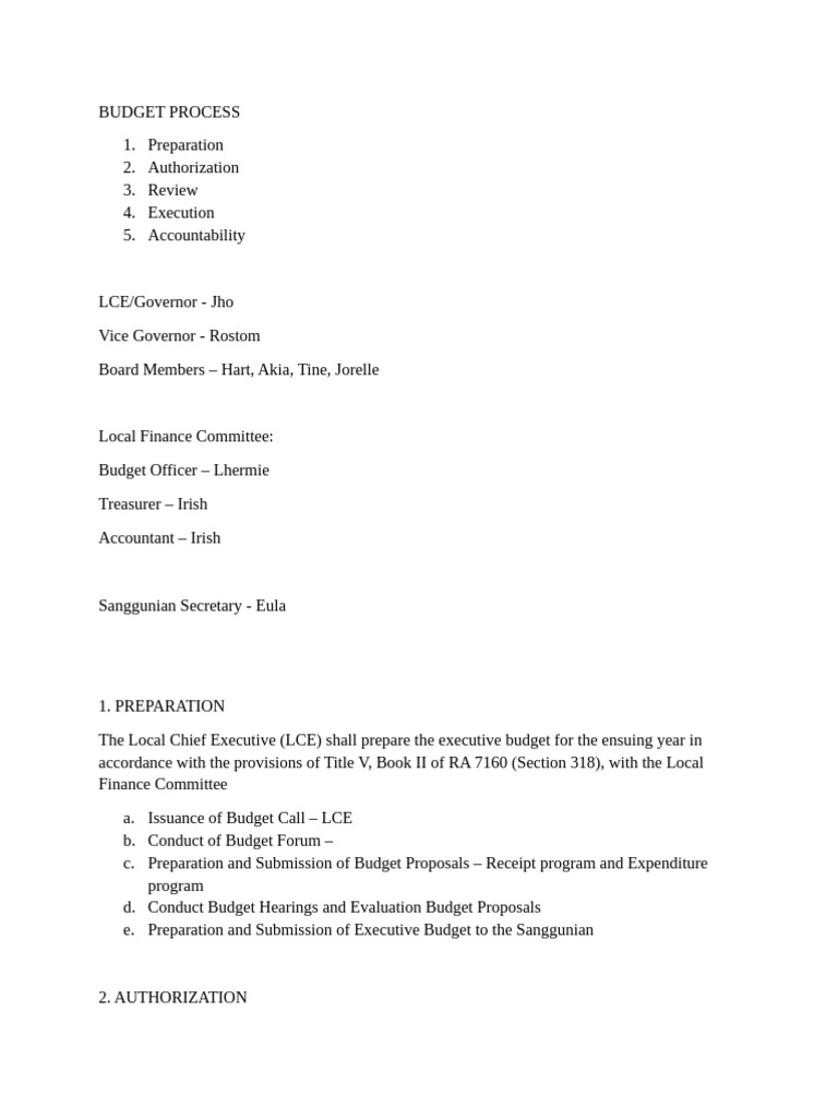 Provincial Budget Process | PDF | Budget | Expense