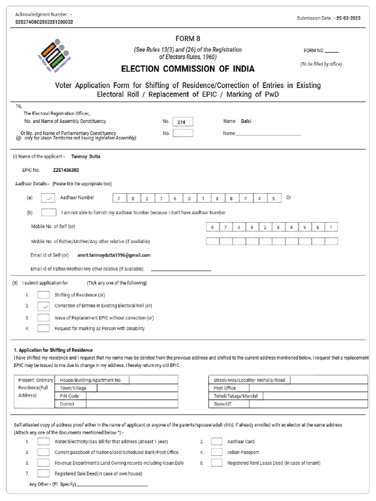 Form8 S25274O8C2503251200032 PDF | PDF