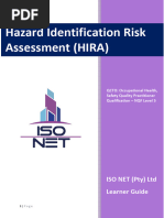 HIRA Risk Assessment Template | PDF | Risk | Hazards