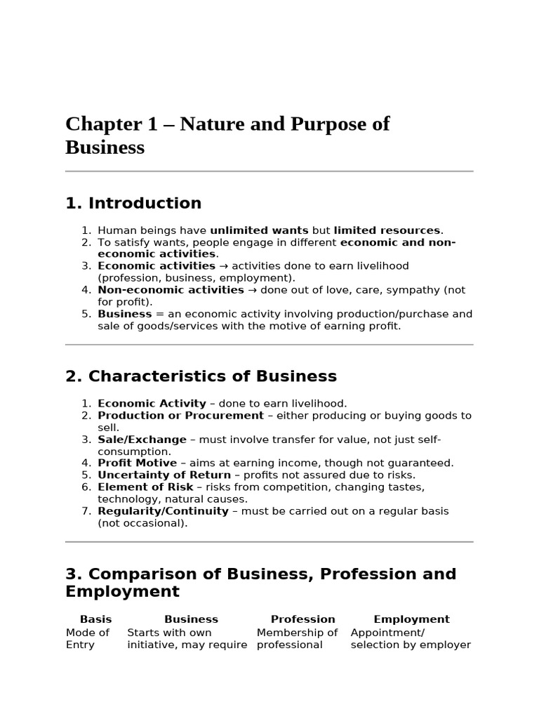 Business Studies (CHP 1-6) Notes | PDF | Electronic Business ...