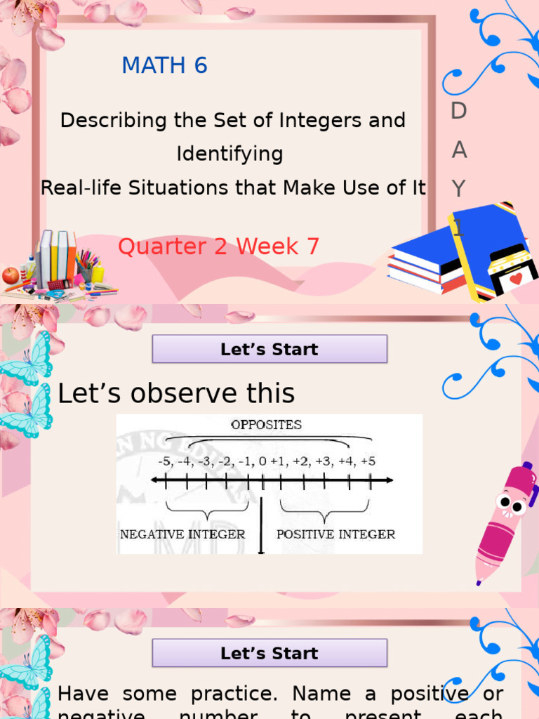 Understanding Integers in Real Life | PDF | Numbers | Discrete Mathematics