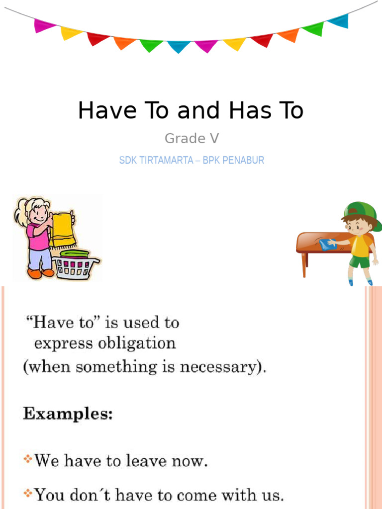 Has To - Have To | PDF