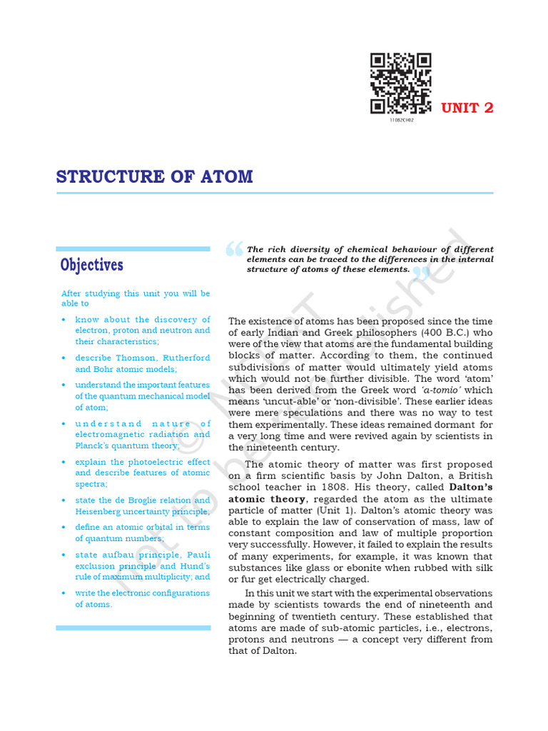 Understanding Atomic Structure and Particles | PDF | Atoms | Atomic Nucleus