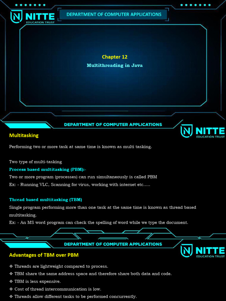 Java Multithreading Explained | PDF | Thread (Computing) | Process ...
