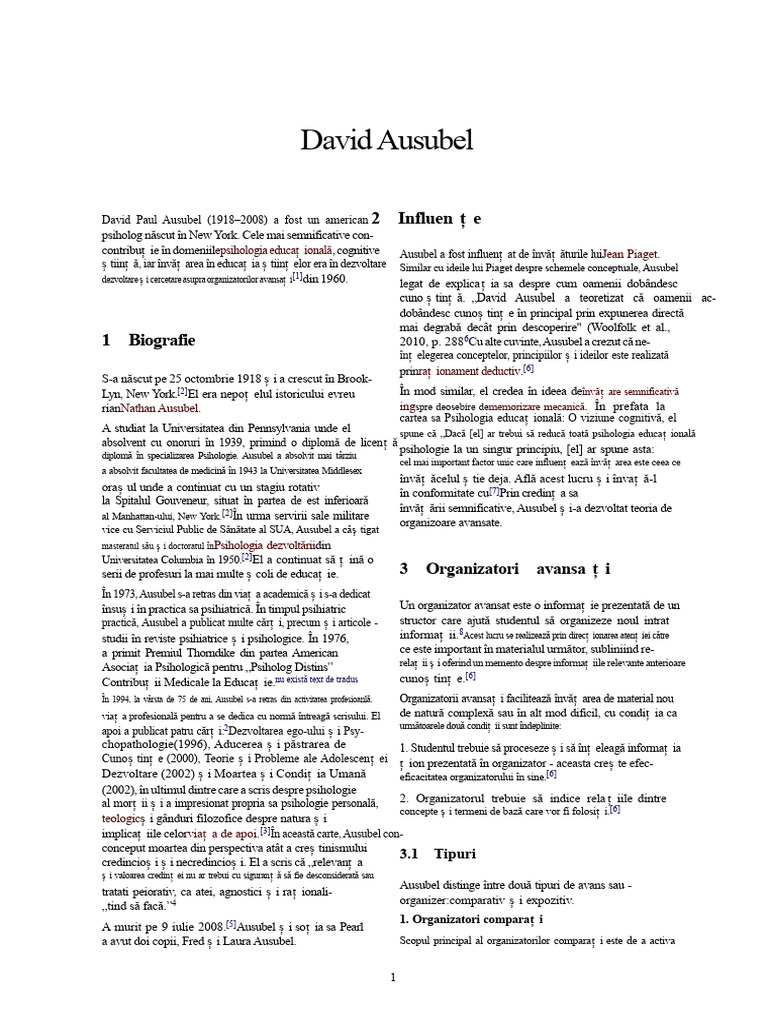 David Ausubel | PDF