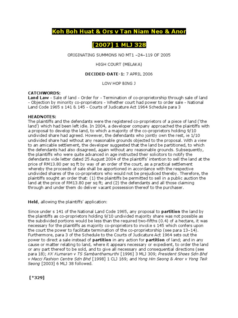 Case Partition Sale PDF Jurisdiction Judgment (Law)