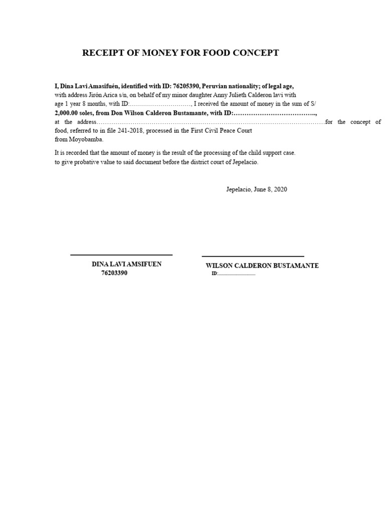 Receipt of Money For The Concept of Alimony | PDF