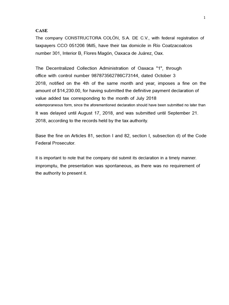 Example of A Revocation Resource | PDF | Taxes | Burden Of Proof (Law)