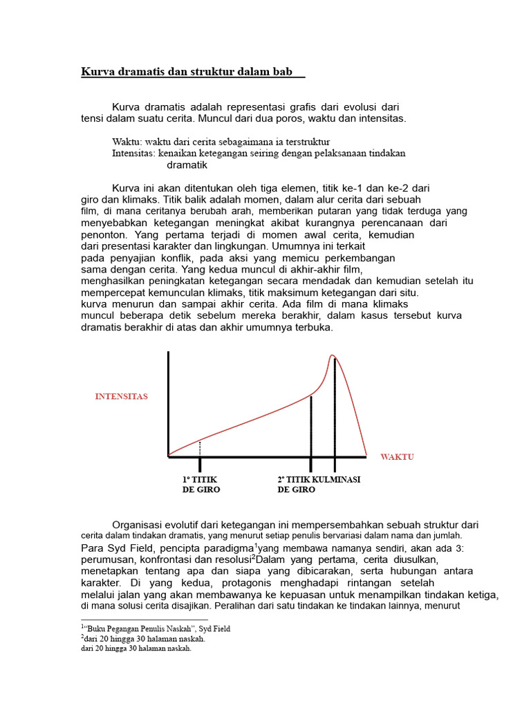 Struktur dan Kurva Dramatis Cerita | PDF