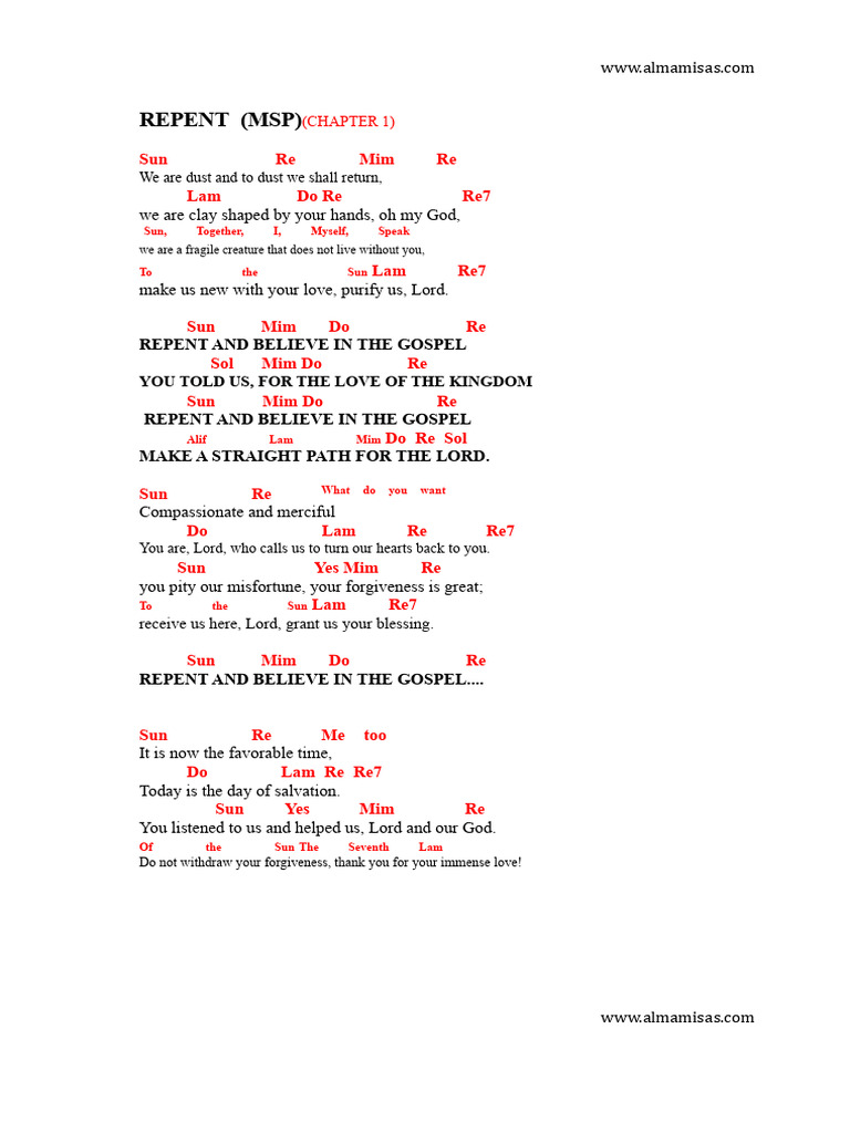 Repent and Believe in The Gospel | PDF | The Gospel | Forgiveness