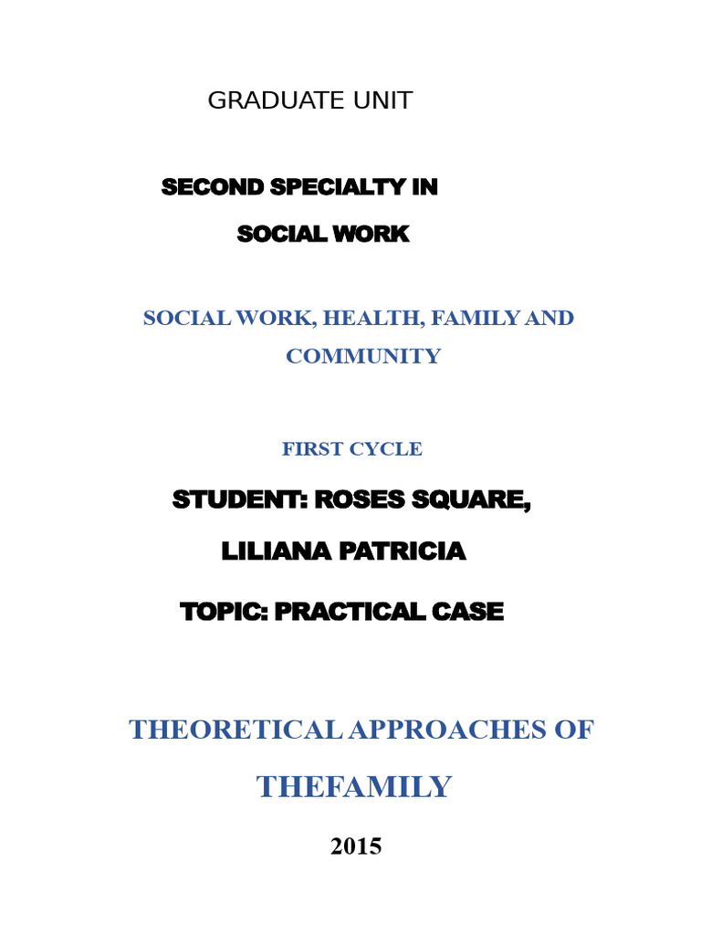 Practical Case Social Work TBC | PDF | Social Work | Psychology