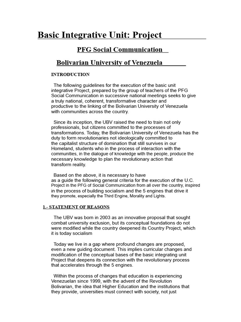 Guidelines for Social Communication Projects | PDF | Methodology ...
