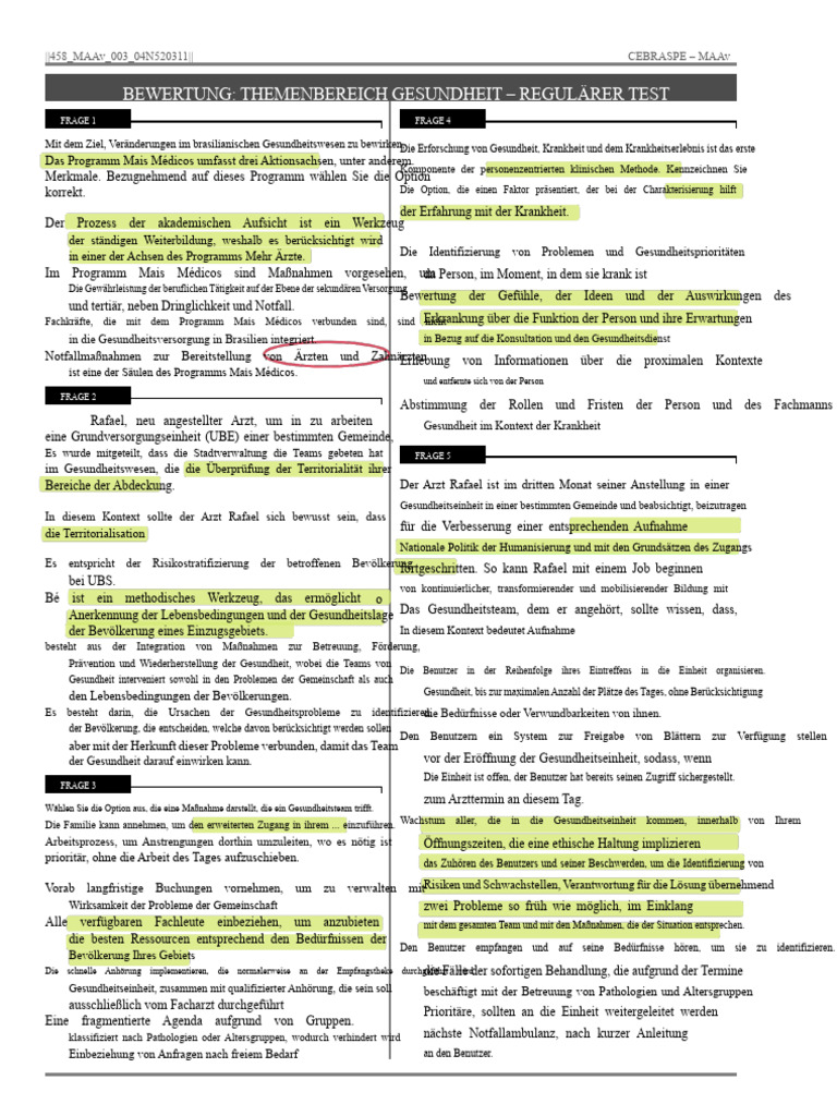 Beweise Des Maav - Corrigida | PDF