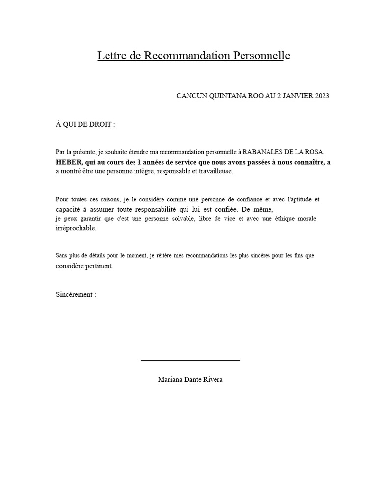 lettres-de-recommandation-personnelle-pdf