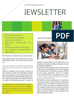 Newsletter Marzo de 2012 Easse