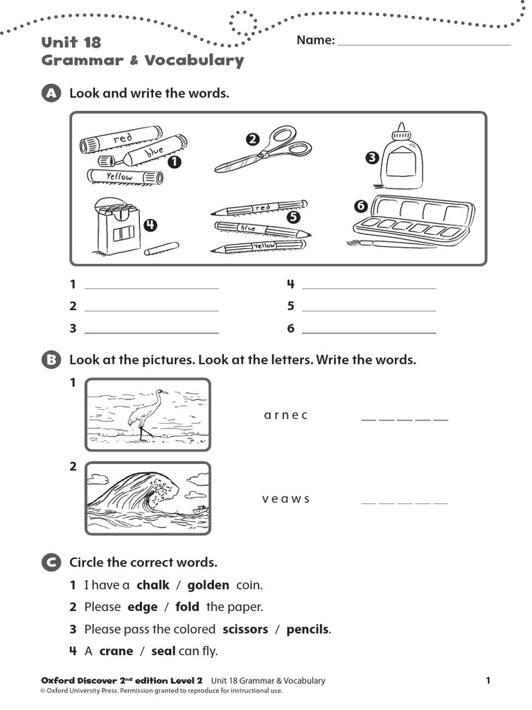 Look, Write, and Circle Words | PDF