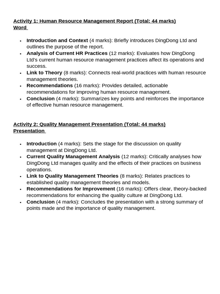 HR and Quality Management Analysis | PDF | Theory | Human Resource ...