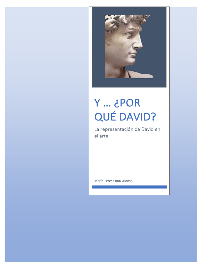 Representaciones de David en el Arte | PDF | Renacimiento | Miguel Ángel