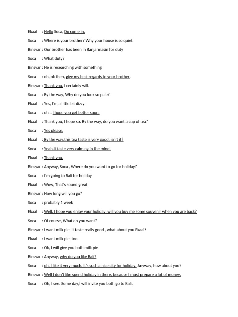 Conversation | PDF