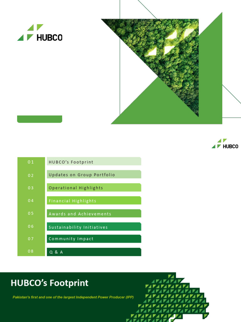 HUBCO FY 2024-25 Analyst Briefing Summary | PDF