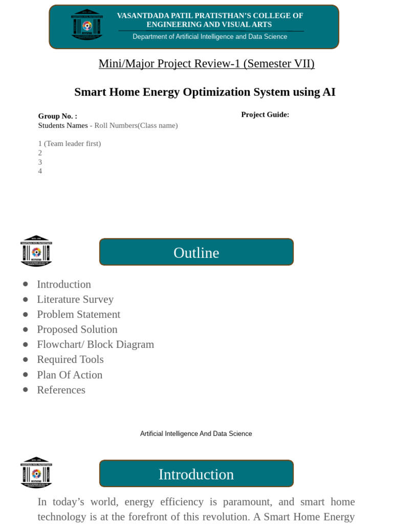Smart Home Energy Optimization System | PDF | Artificial Intelligence ...