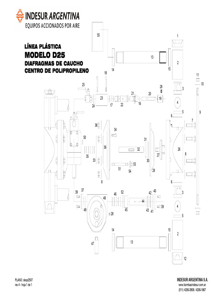 Bomba d25 Metalica2 | PDF | Tornillo