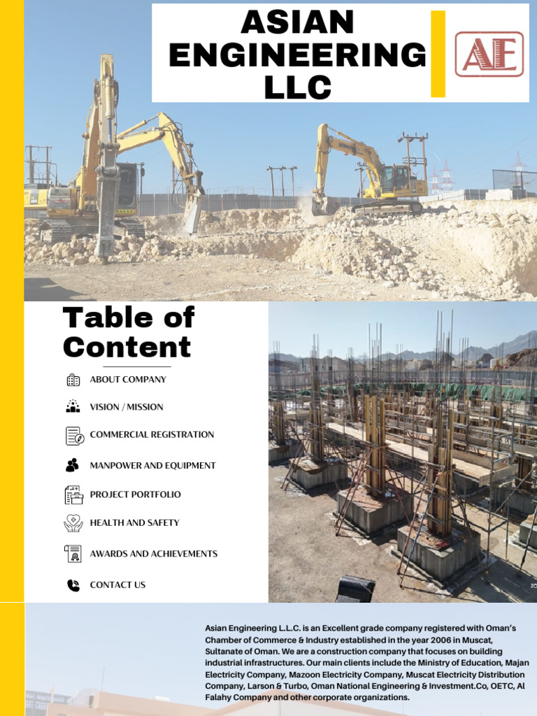 Asian Engineering LLC Overview | PDF | Oman