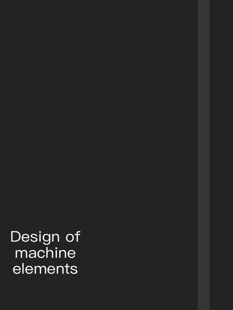Machine Elements: Shaft Design Guide | PDF | Viscosity | Axle