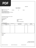 Body Injury Mapping Form | PDF