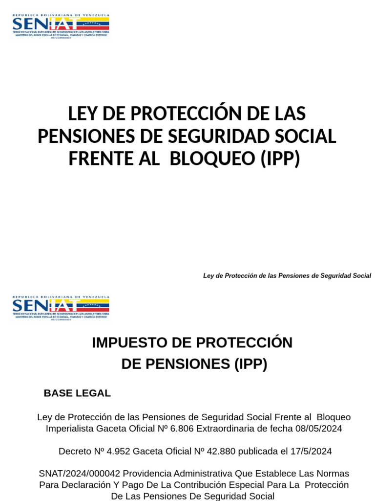 Ley de Protección de Pensiones 2024 | PDF | Pensión | Impuestos
