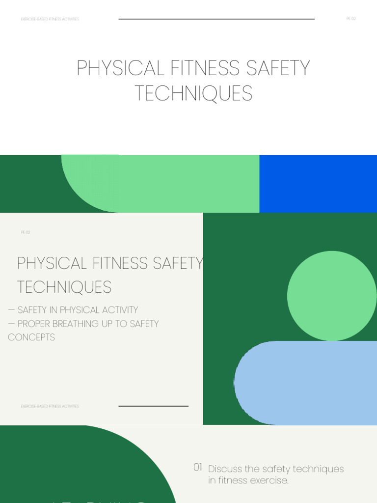 Lesson 3 Physical Fitness and Safety Techniques | PDF | Breathing | Abdomen