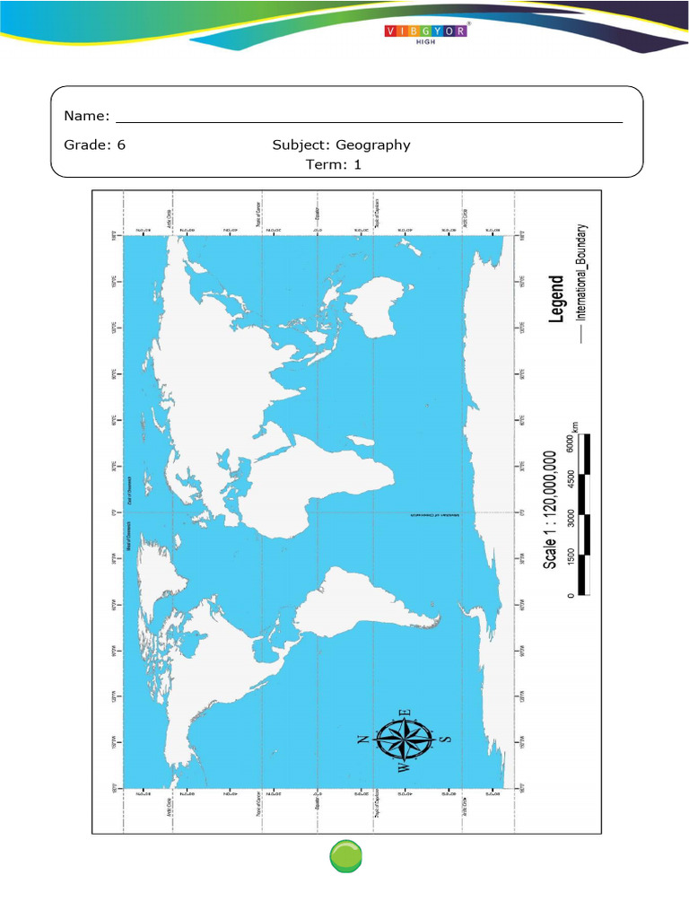 IC CB GR6 T1 GEO Sample QP Map Template | PDF