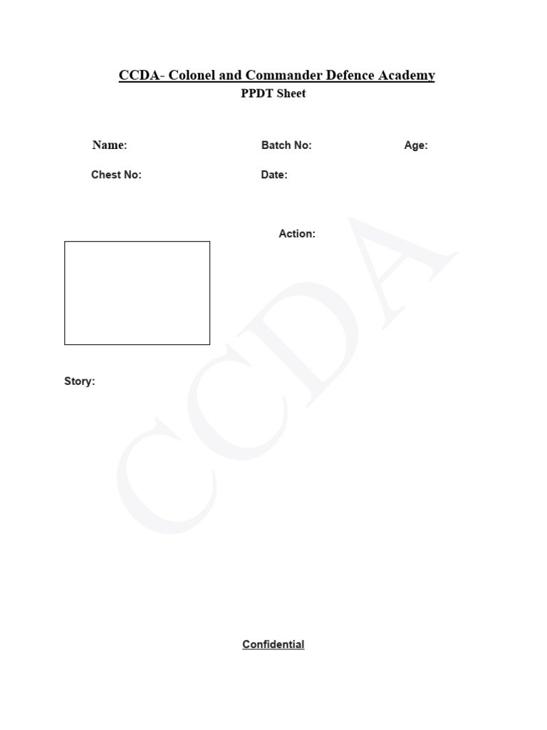 Ccda Ppdt+Answer+Sheet | PDF