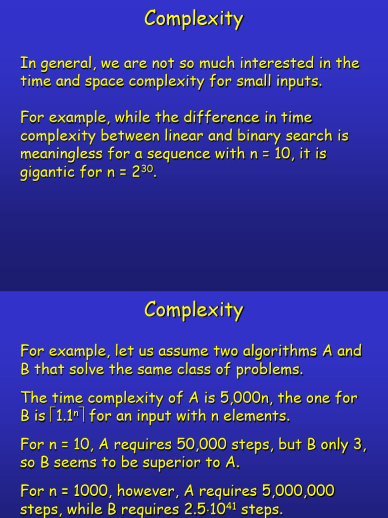 Understanding Algorithm Complexity | PDF | Time Complexity | Function ...