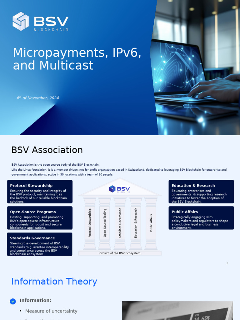 Slides 121 Mboned Ipv6 Multicast in The BSV Blockchain Network 00 | PDF ...