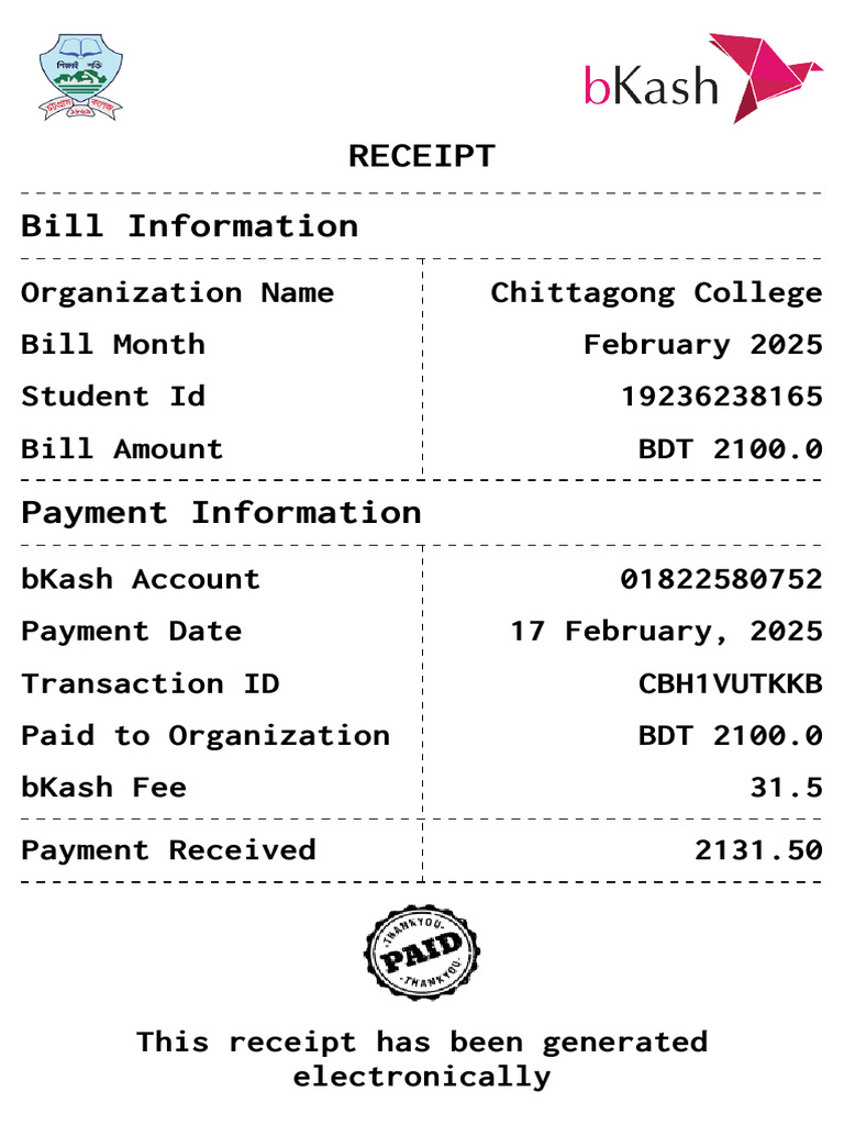 Nu Payment Receipt | PDF