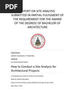 Comprehensive Site Analysis Template | PDF