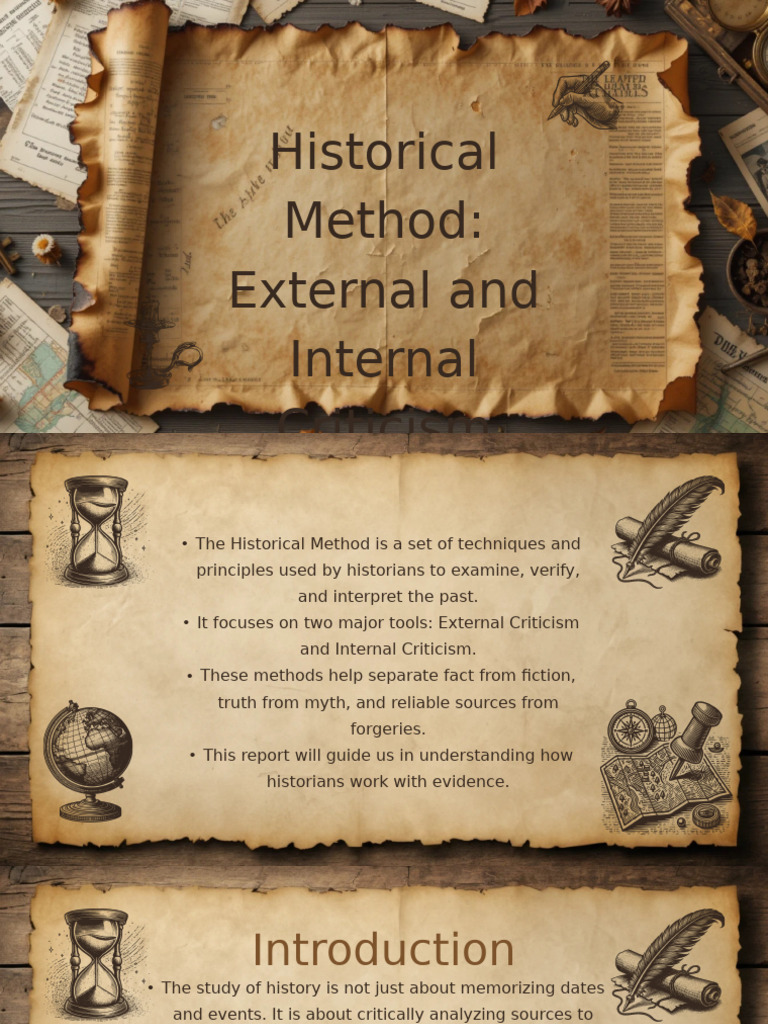 Historical Method: Critique Techniques | PDF | Primary Sources ...