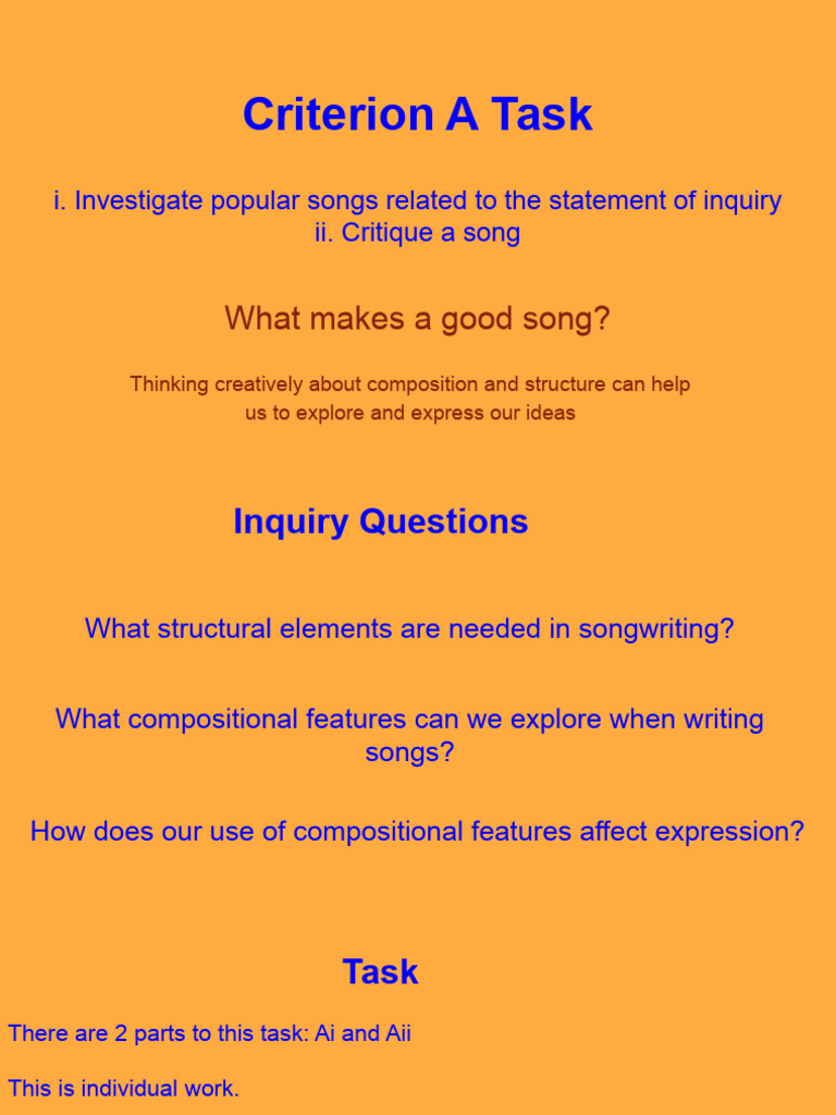 Song Analysis and Critique Guide | PDF | Song Structure | Recorded Music