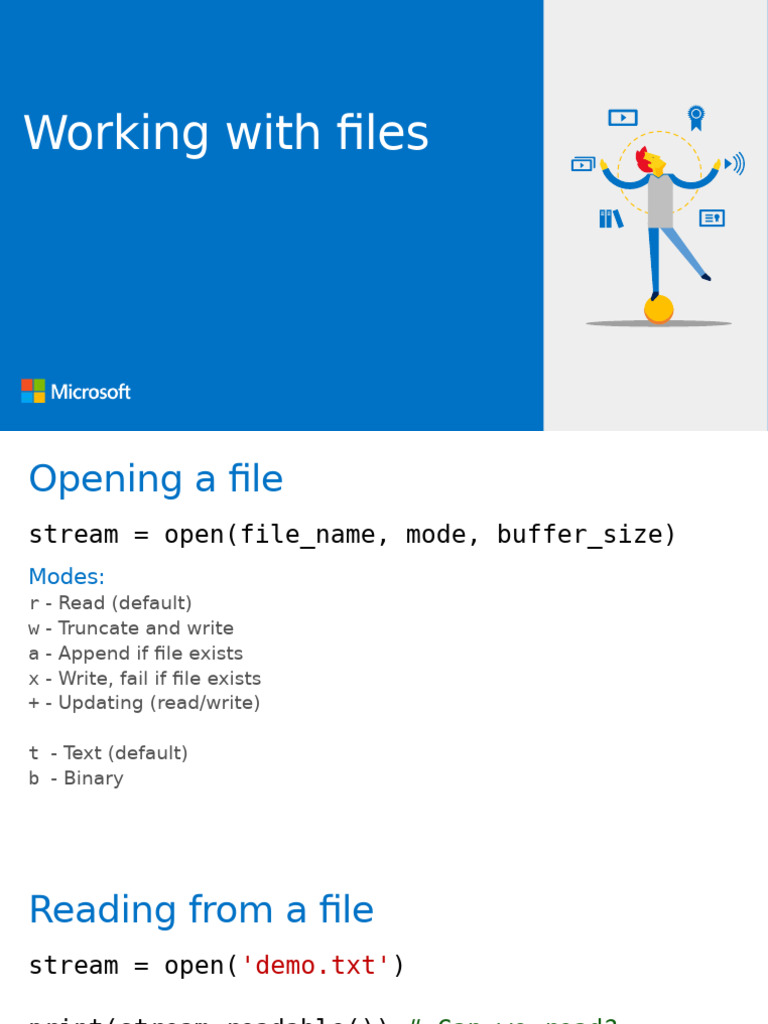 File Handling in Python: Read & Write | PDF