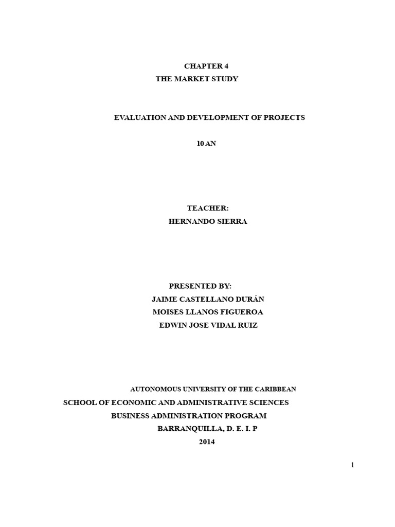 Market Study for Project Evaluation | PDF | Marketing | Demand