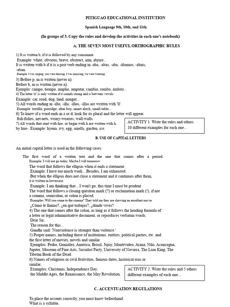 Spelling Workshop 9-10 and 11 | PDF | Stress (Linguistics) | Syllable