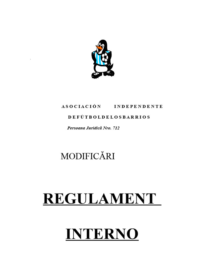Regulamentul Aifb Modificarea 2008 | PDF