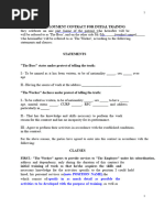 Practical Vocational Training Contract | PDF | Lawyer | Government