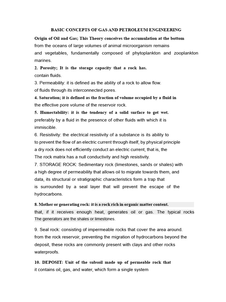 Gas and Petroleum Engineering Basics | PDF | Petroleum Reservoir ...
