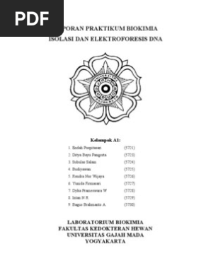 Laporan Praktikum Biokimia Dna