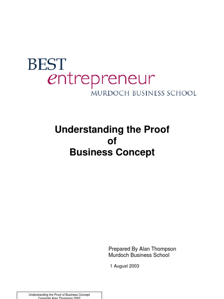 Understand A Proof of Business | PDF