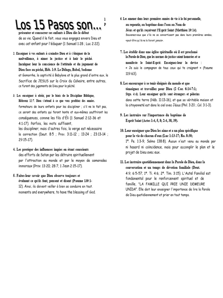 Élever des enfants dans la foi chrétienne | PDF | Prière | Dieu